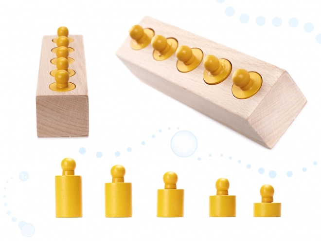 Leseno Montessori vstavljivo utežno pisano