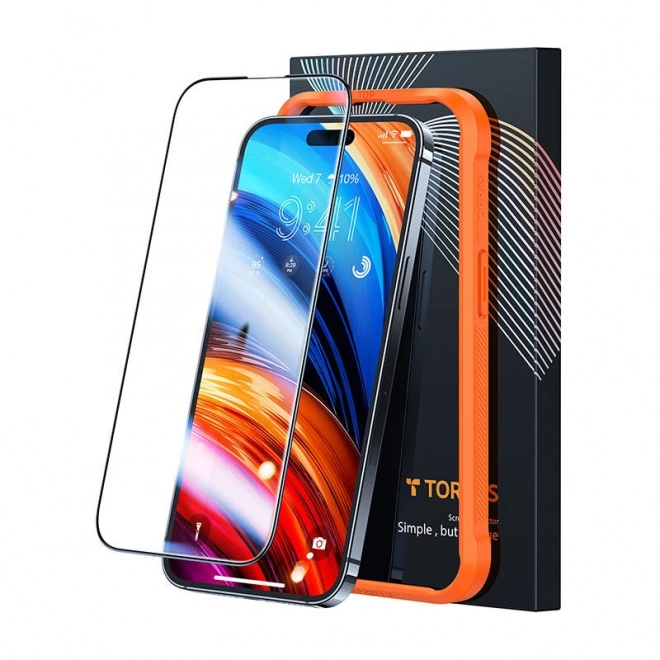 Kaljeno steklo Torras za iPhone 15 - InstaII Master