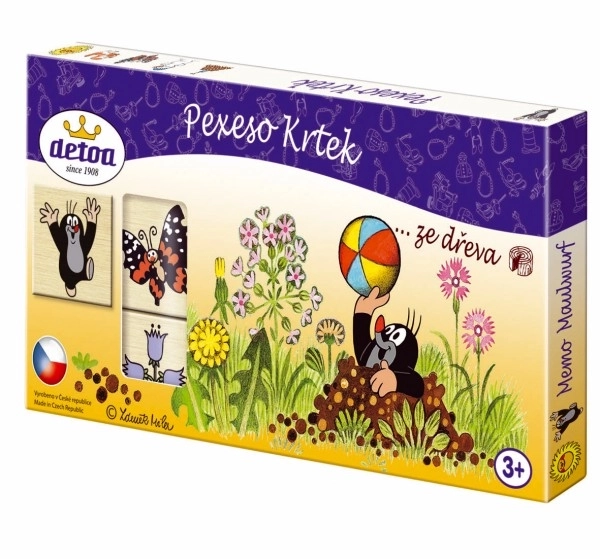 Leseno pexeso Krtek - 36 kosov
