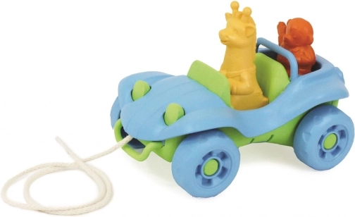 Vlečni modri avtomobilček Green Toys