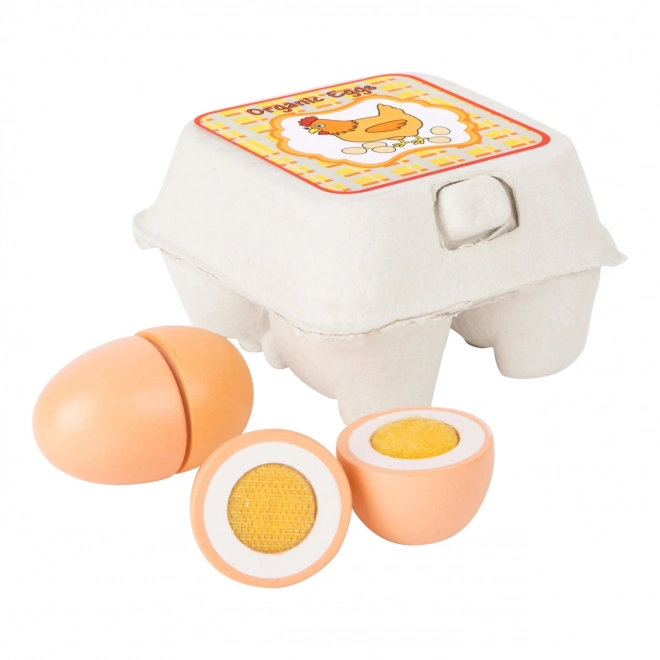 Small Foot Lesena komplet jajc