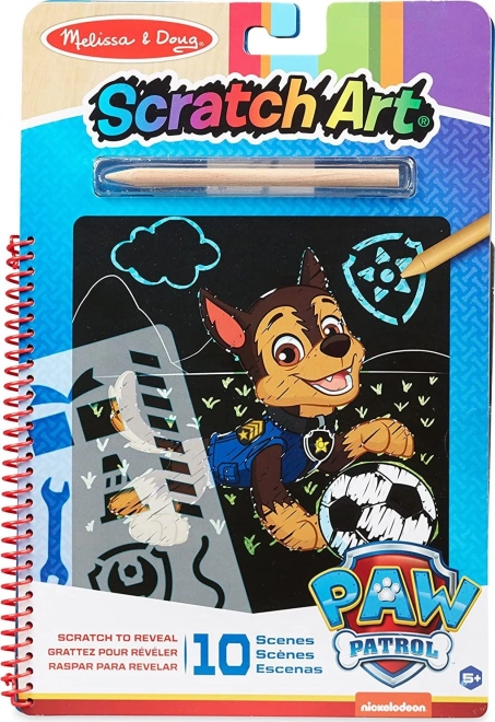 Strgalni Risbe Paw Patrol - 10 listov