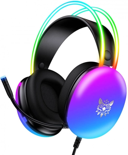 Igralske slušalke ONIKUMA X25 črne z RGB osvetlitvijo