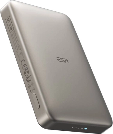 Magnetna power banka ESR Qi2 MagSlim 10000 mAh, peščena