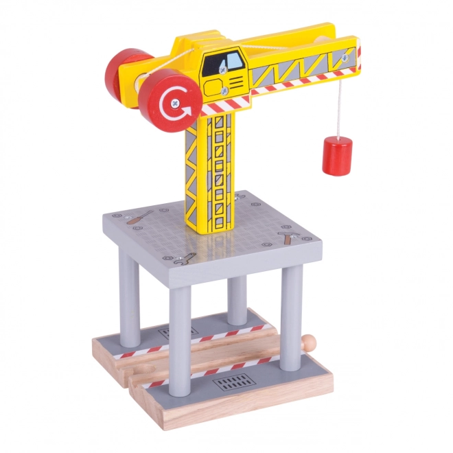 Bigjigs Rail Veliki žerjav Rumeni