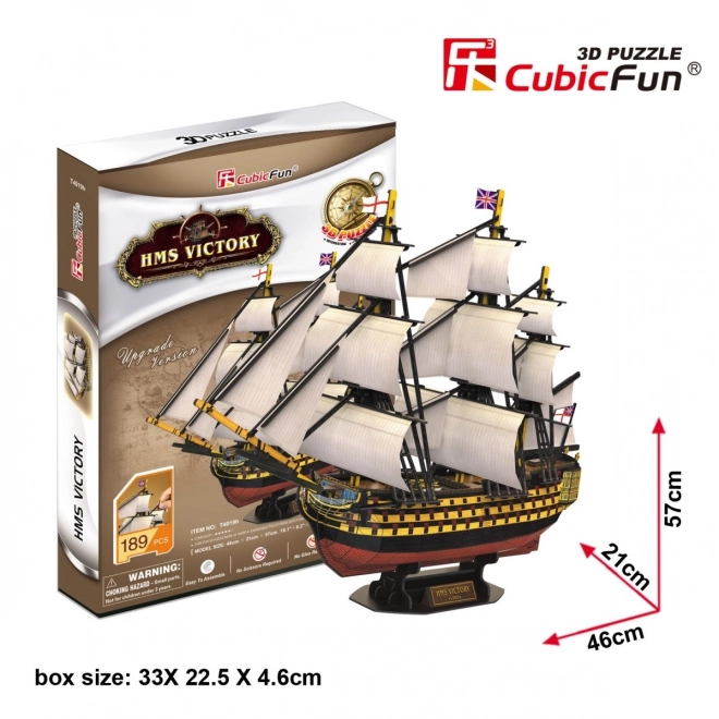 3D sestavljanka jadrnica HMS Victory