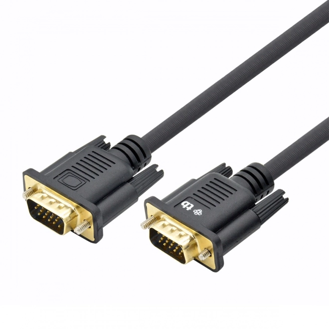 VGA kabel 1.8 m črn pozlačen