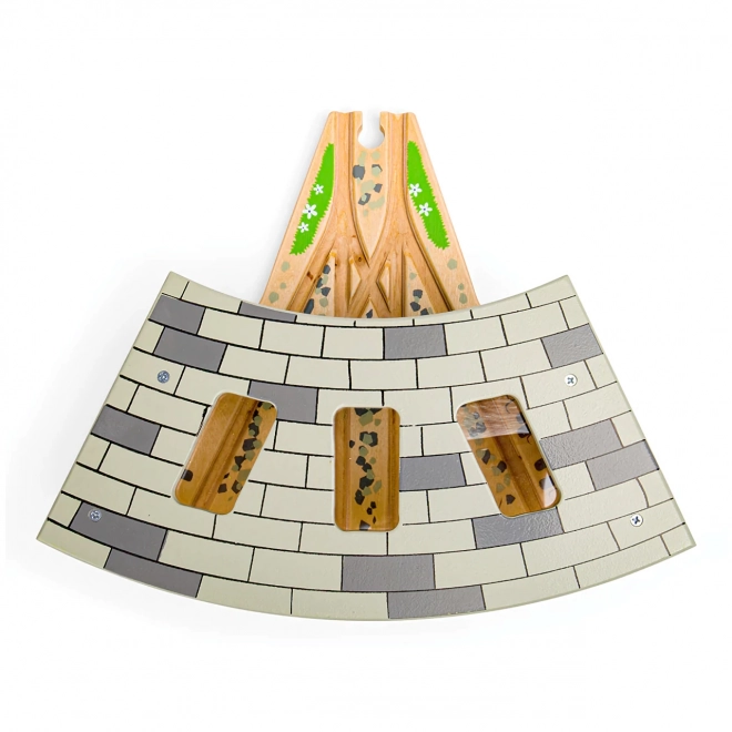 Bigjigs Rail Trojno depo z vrati