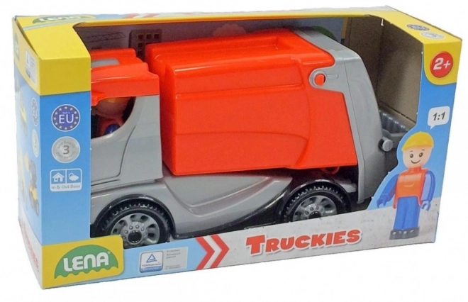 Auto Truckies smetarji plastika 25cm z figurico v škatli 24m+
