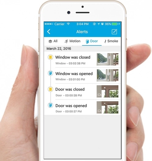 Hitra obvestila v aplikacijo Zmodo