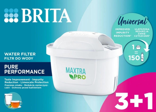 Maxtra PRO Pure Performance zamenljiva kartuša 3+1 kos.
