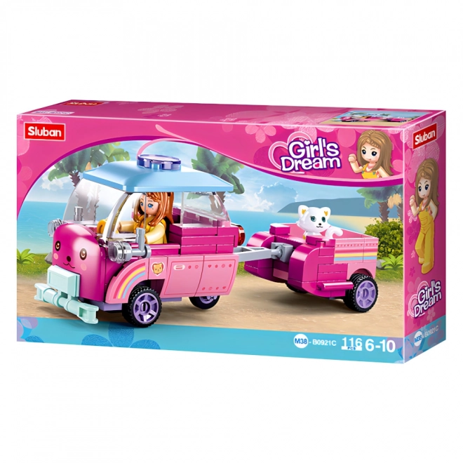 Sluban Girls Dream M38-B0921C Mačji voz