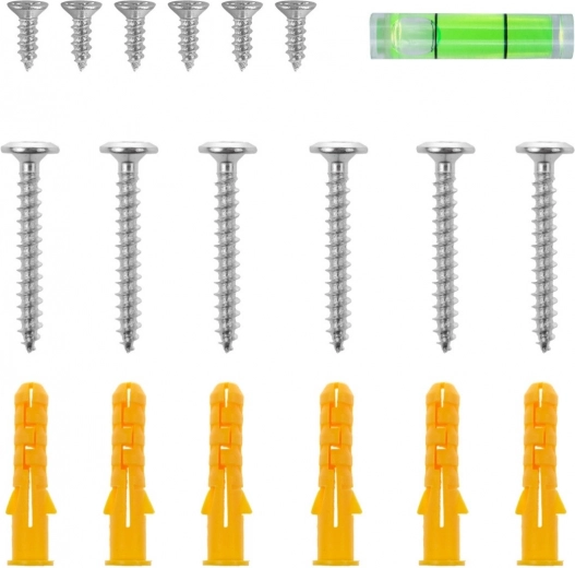 Enostavna montaža z vodno tehtnico v paketu