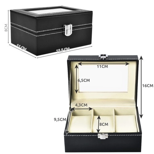 Organizator za ure s 3 predelki