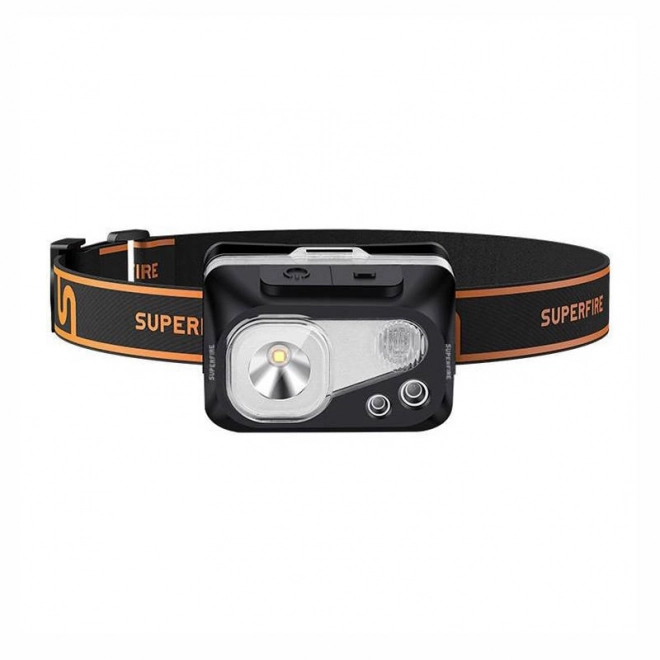 Naglavna svetilka Superfire z USB polnjenjem 320lm