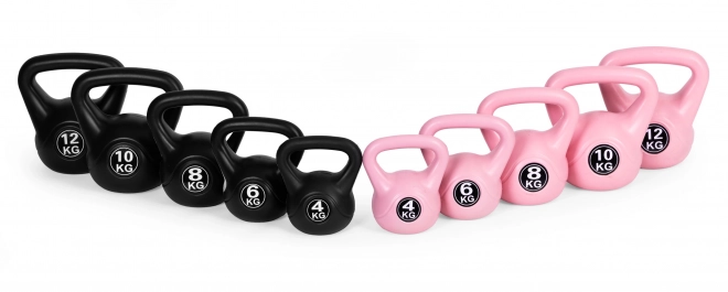 Kettlebell za vadbo roza - 10 kg