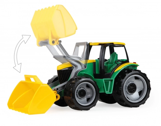 Otroški traktor z žlico Zeleno-Rumeni
