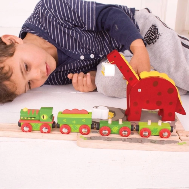 Bigjigs Rail Dinosavrski žerjav