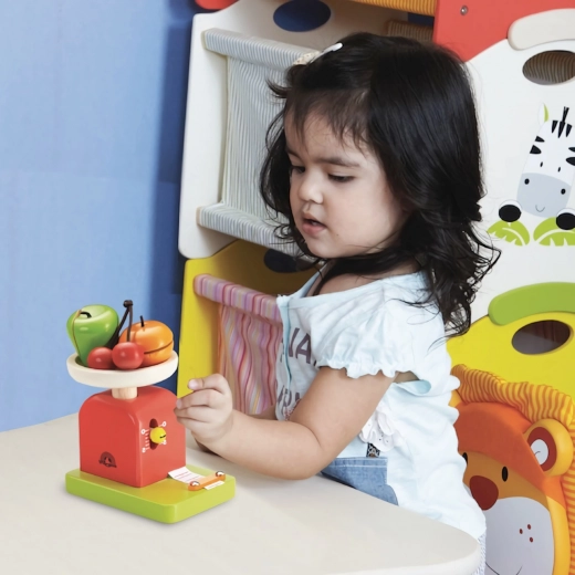 Idealno za igro trgovinice s sadjem in zelenjavo