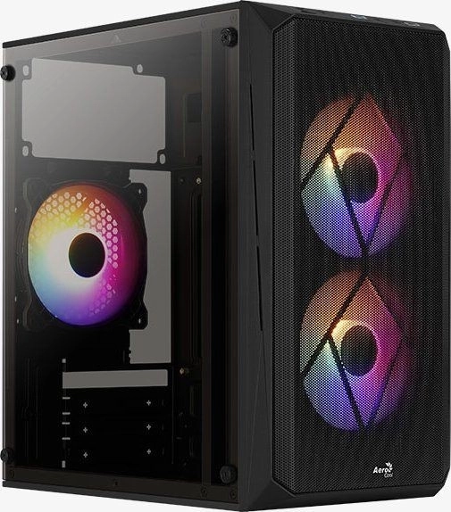 Črna Mini Tower ohišje ARGB USB 3.0