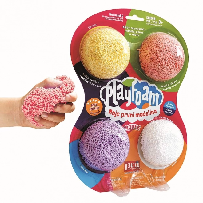 PlayFoam® Modelina/Plastelina kroglična 4 barve