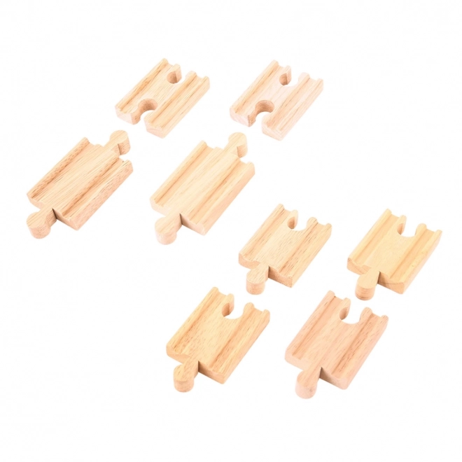 Bigjigs Rail Priključki tirov 7 cm 8 kos