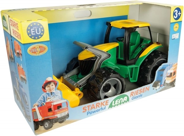 Otroški traktor z žlico Zeleno-Rumeni