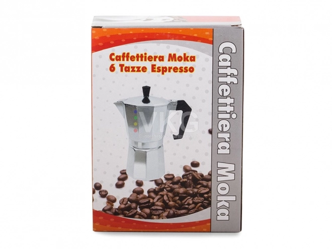 Moka lonček 6 kav 300 ml aluminij