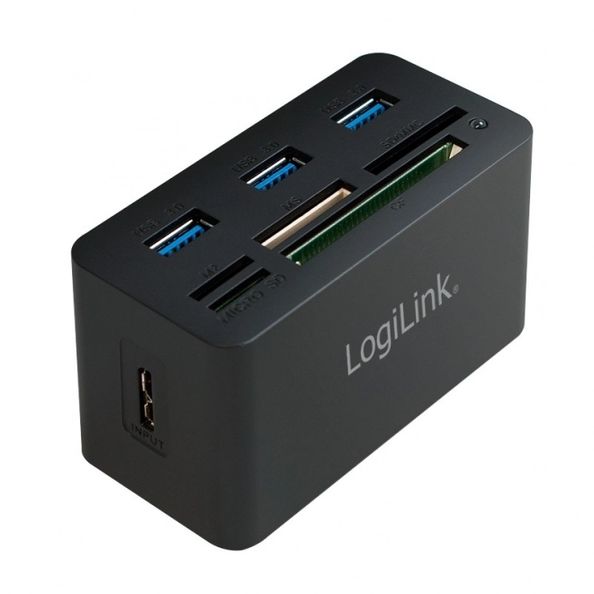 LogiLink USB hub in čitalnik kartic