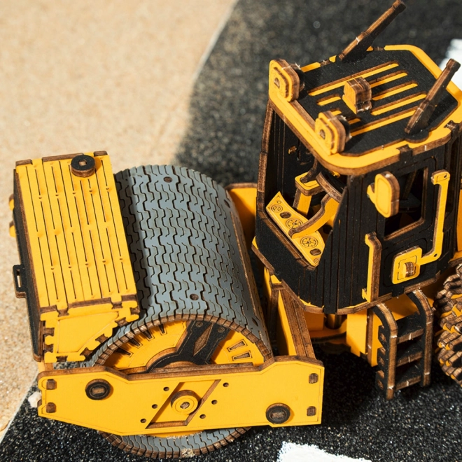 RoboTime lesene 3D puzzli - Cestni valjar