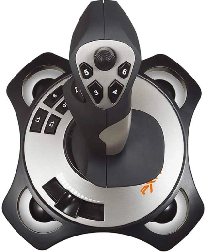 12 programabilnih gumbov in hat switch