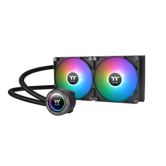 Hladilni sistem z vodo Thermaltake TH280 V2 ARGB z bakrenim CPU blokom in dvema 140 mm ventilatorjema