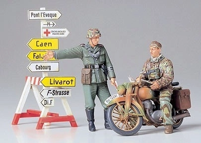 Plastični model German Motorcycle Orderly Set