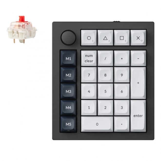 Brezžična numerična tipkovnica Keychron Q0 Max RGB, črna