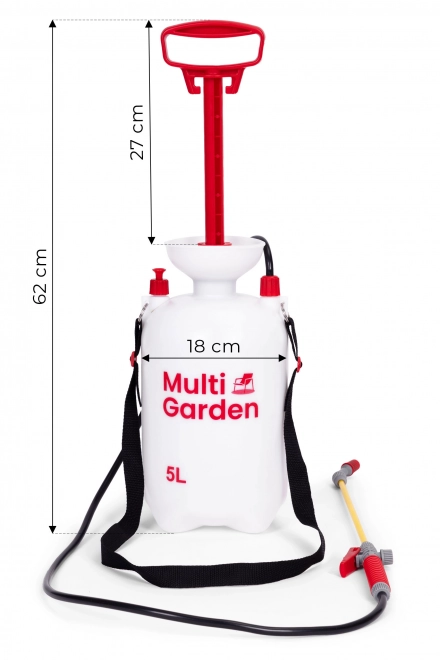 Ročni tlačni razpršilec za vrt MultiGarden 5L