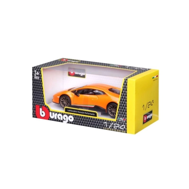 Lamborghini Huracan Performante oranžna model 1:24