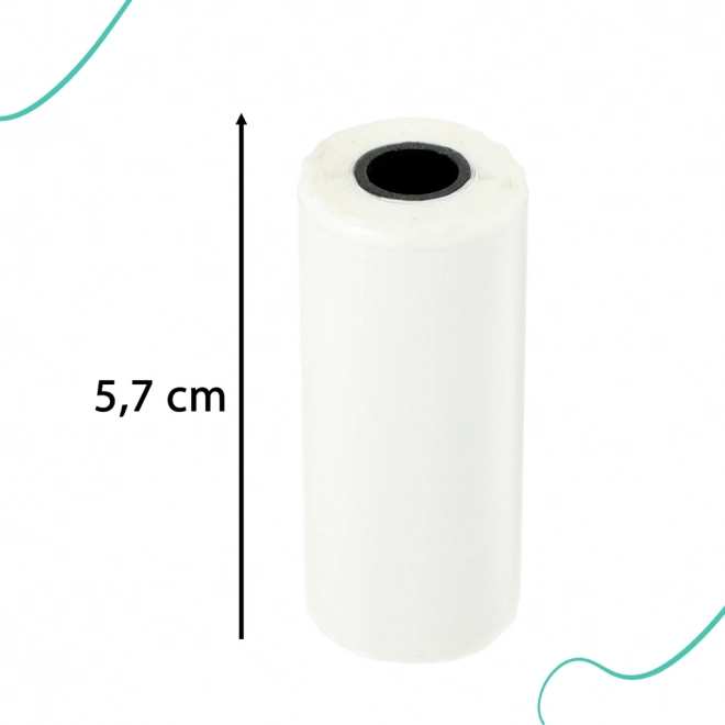 Termalni samolepilni papir v rolah za mini tiskalnik 5,7 cm x 4,5 m 5 kosov