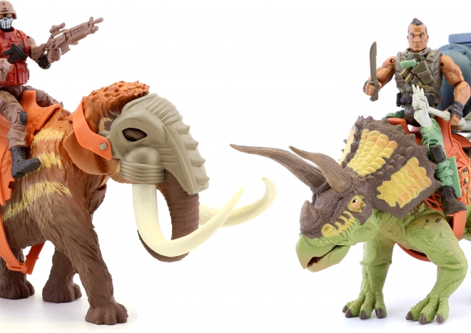 Set vojakov na dinozavrih 25 cm