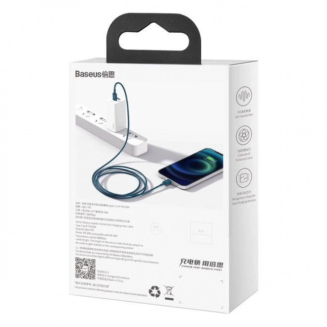 USB-C kabel za hitro polnjenje Baseus, 1 m, 20W