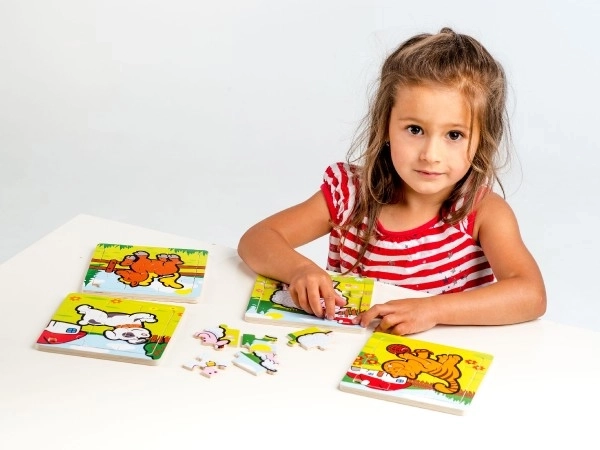 Mini sestavljanka Moje prve živalce - 9 koščkov