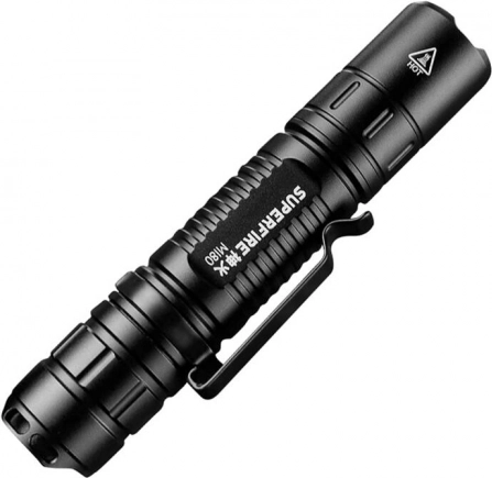 Ročna svetilka Superfire z USB polnjenjem, 300 lm (IP44)