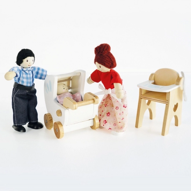 Le Toy Van komplet dojenček s pripomočki