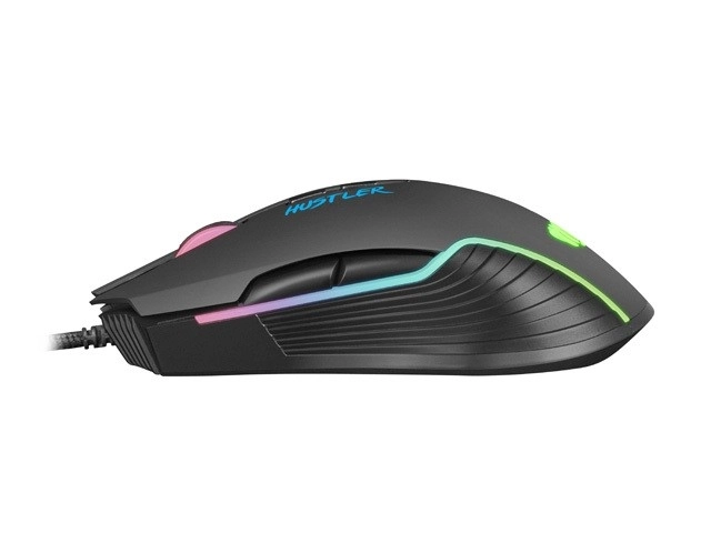 Igralna Miška Hustler z RGB Osvetlitvijo