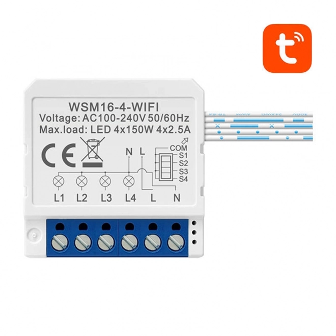 Pametni WiFi stikalni modul Avatto WSM16 TUYA – W4