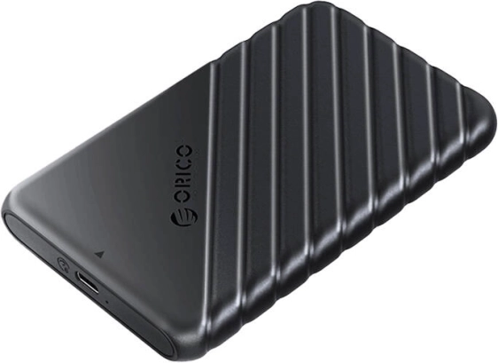 Orico zunanji ohišje za 2,5" HDD/SSD, USB‑C 3.1 Gen1, 6 Gbps, črno