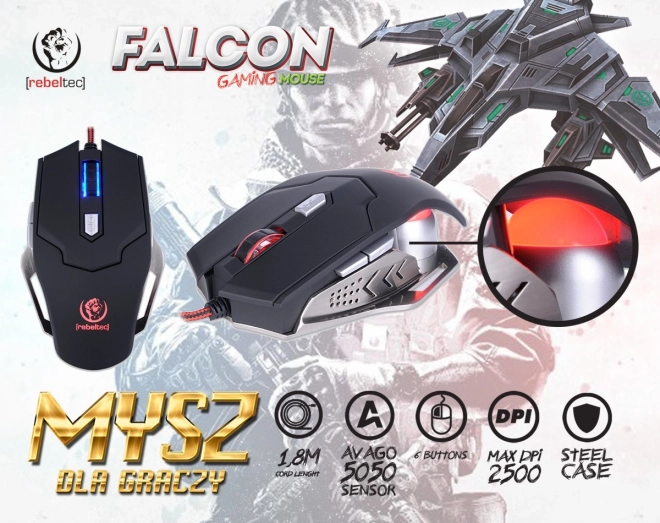 Igralna optična miška USB Falcon