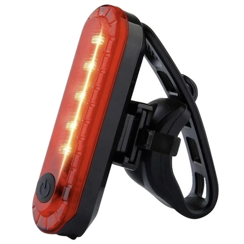 Kolesarska LED svetilka CREE XM-L T6 USB z zadnjo lučjo