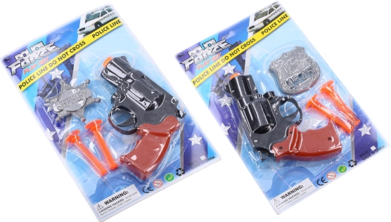 Policijska pištola z značko – otroški set 13 cm