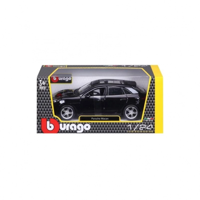 Bburago 1:24 Porsche Macan črna 18-21077