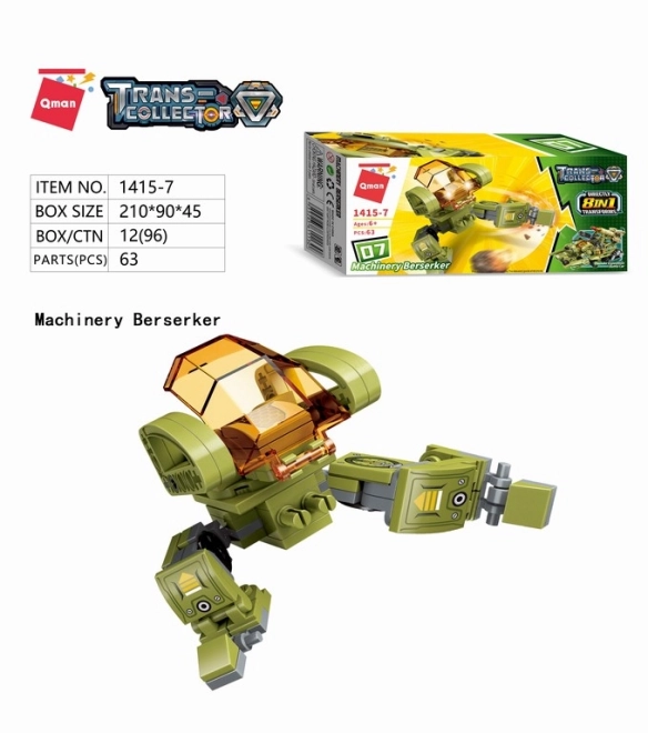 Qman Gromska ekspedicija bojno vozilo 1415 set 8v1